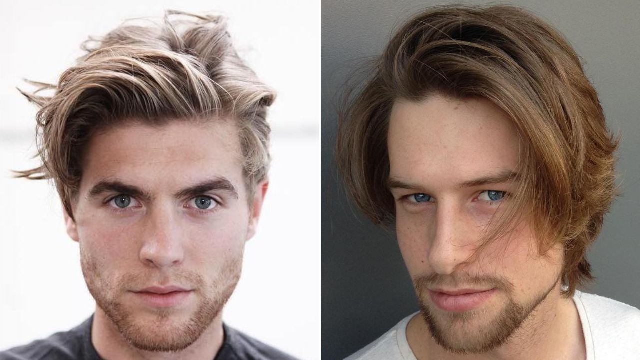 medium hair male styles