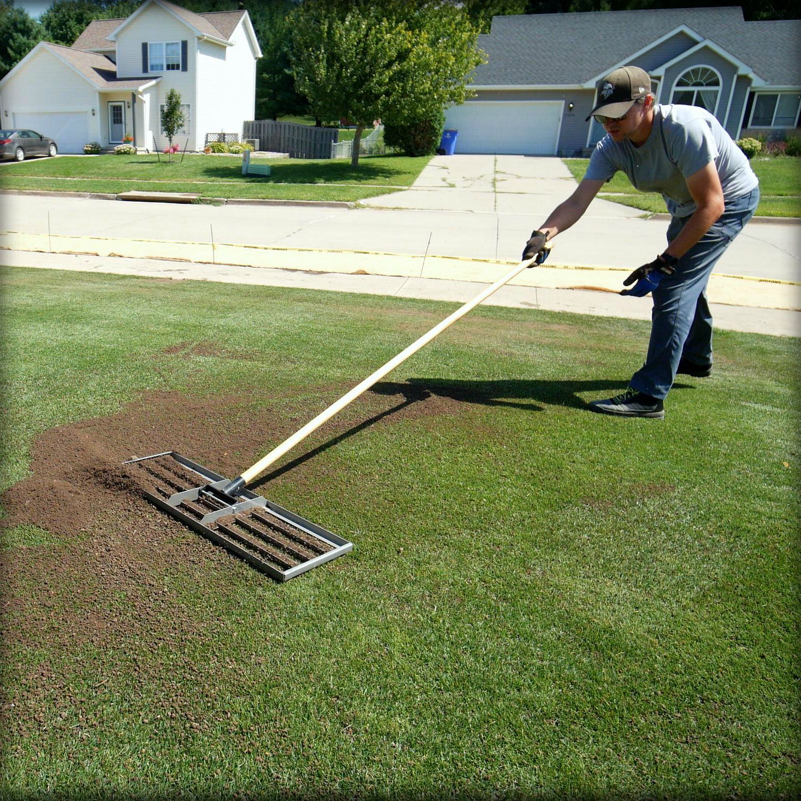 landscape leveling rake