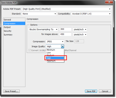 how to reduce pdf file size photoshop