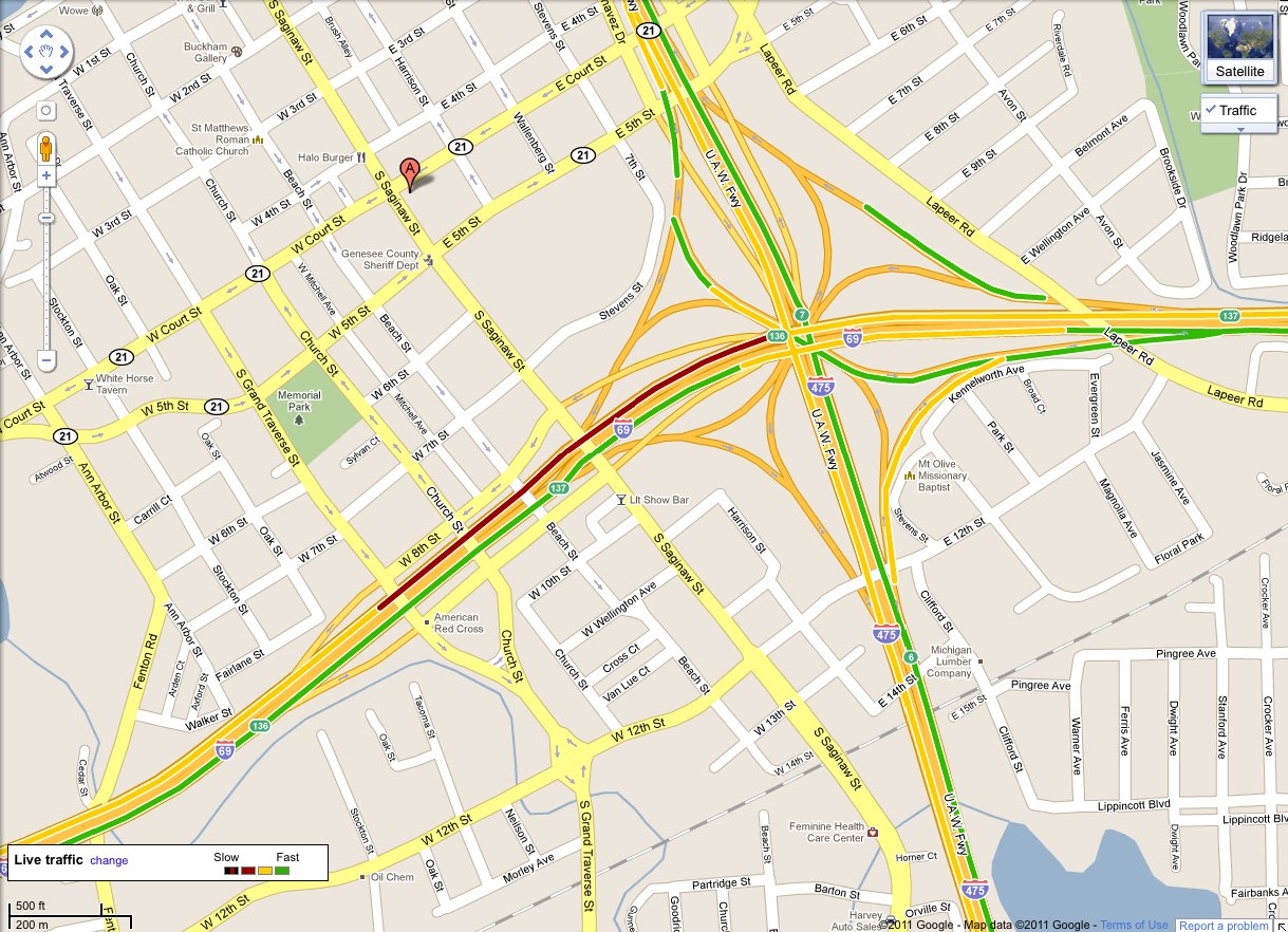 live traffic update