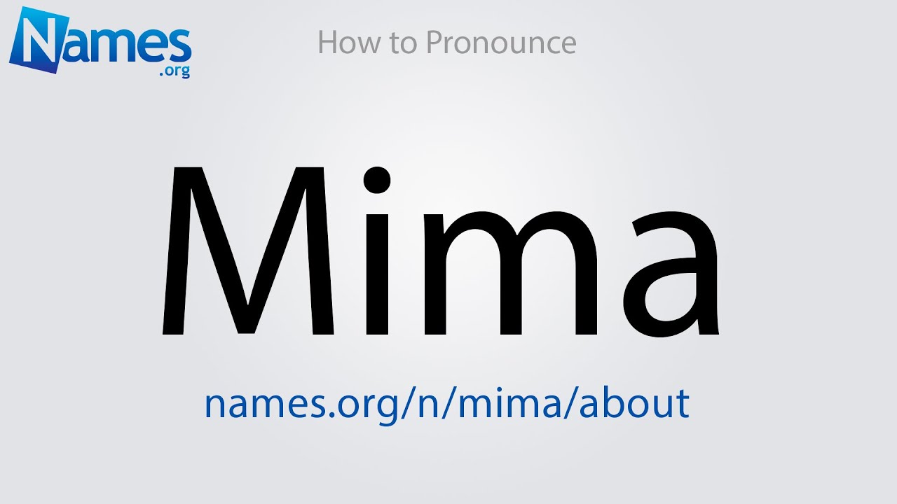 what does mima mean in spanish