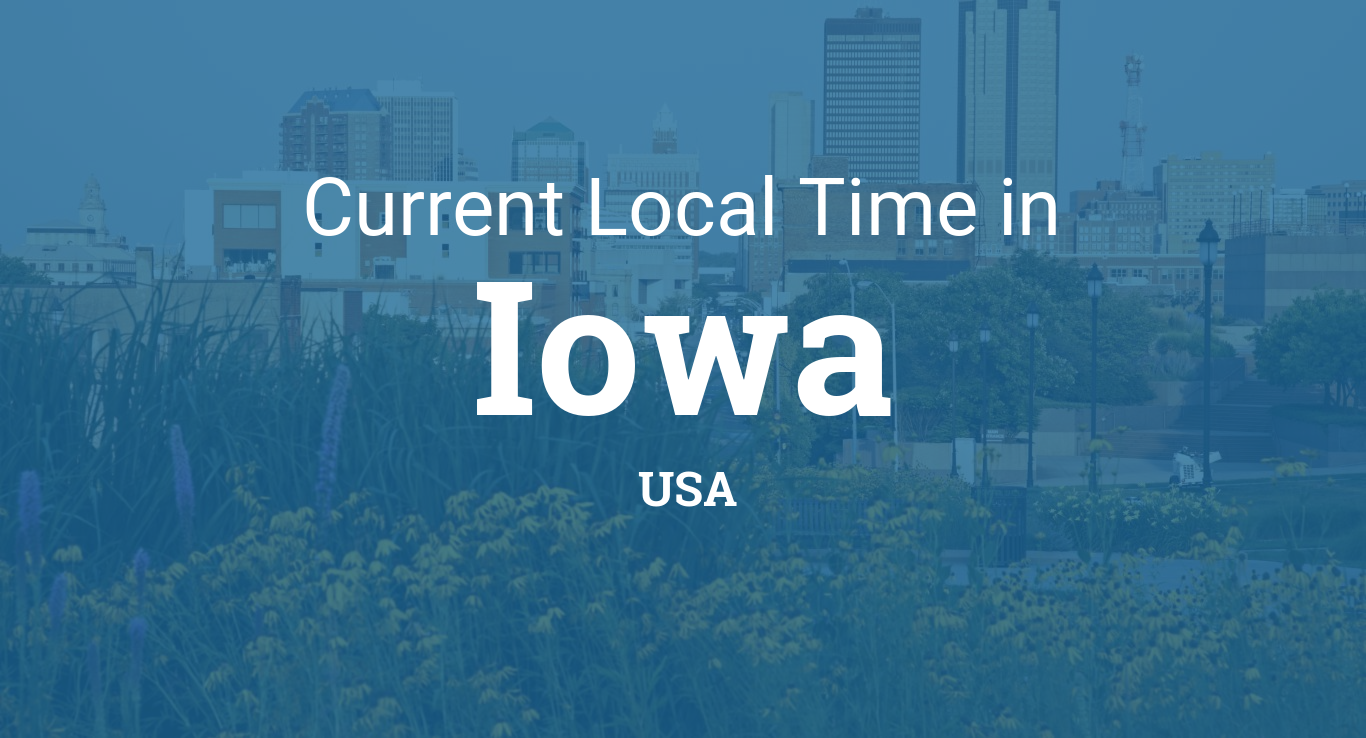 iowa time zone