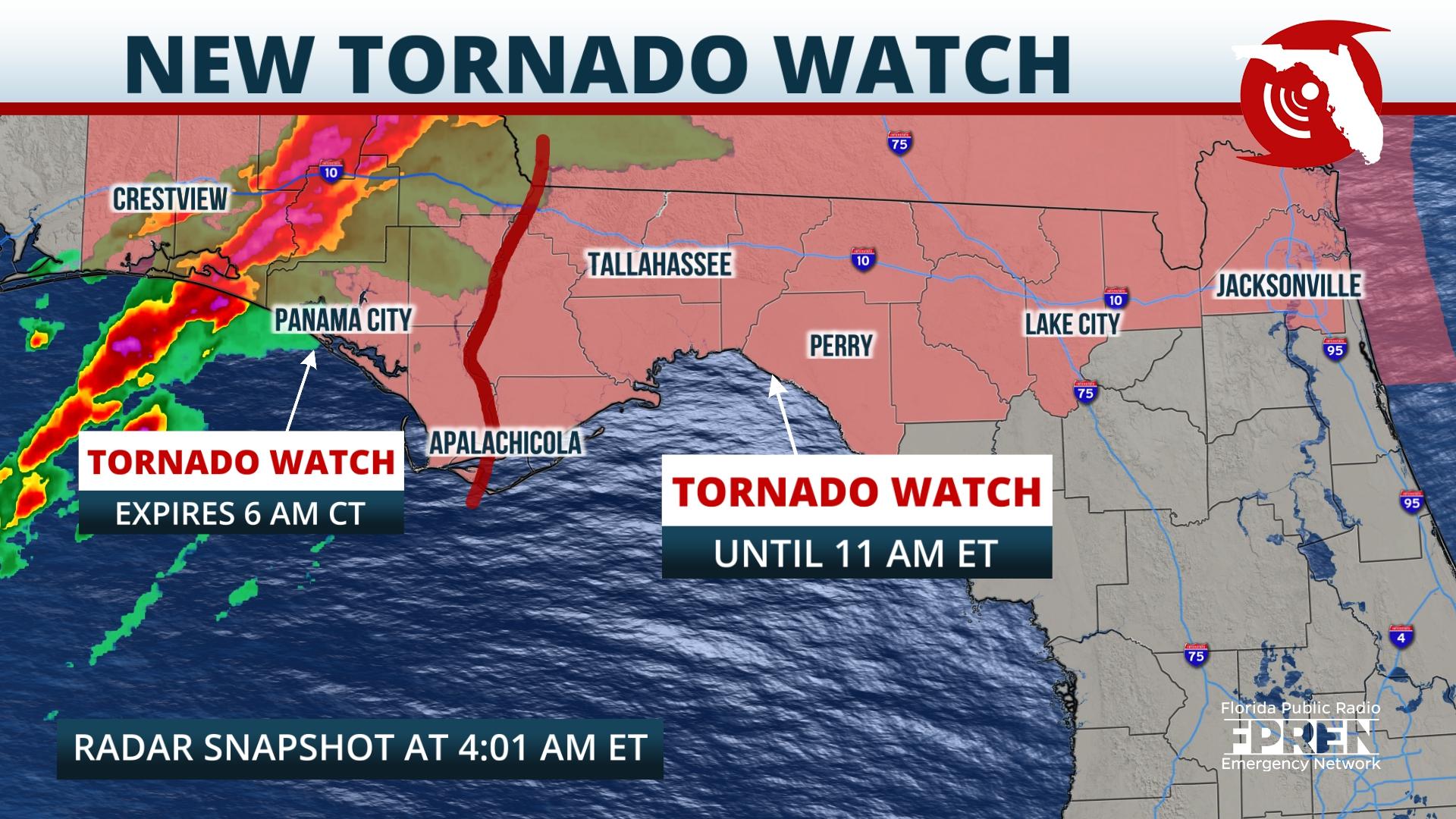 jacksonville tornado watch