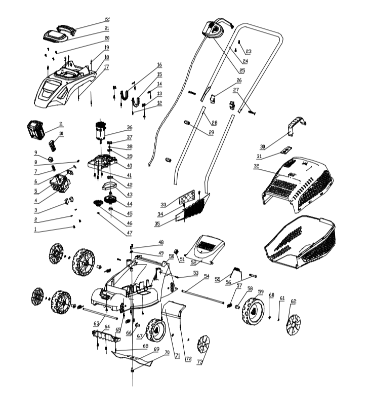 sovereign lawnmower spares