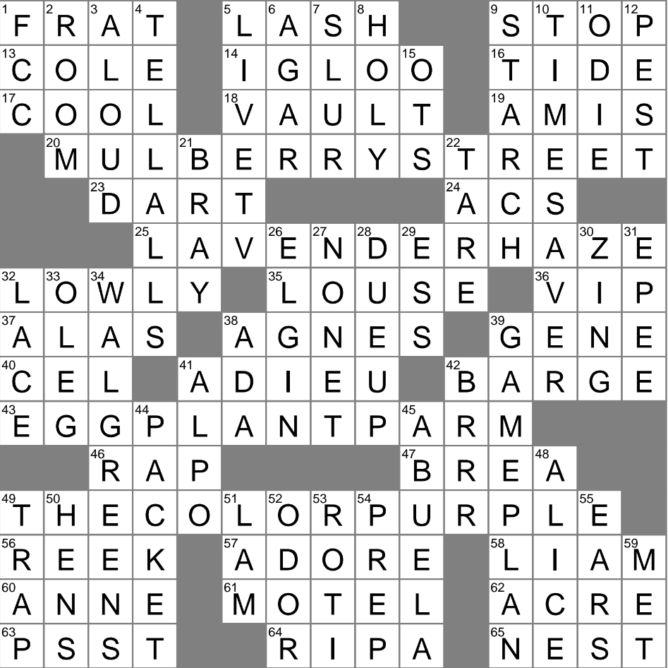 haze from a river in italy crossword