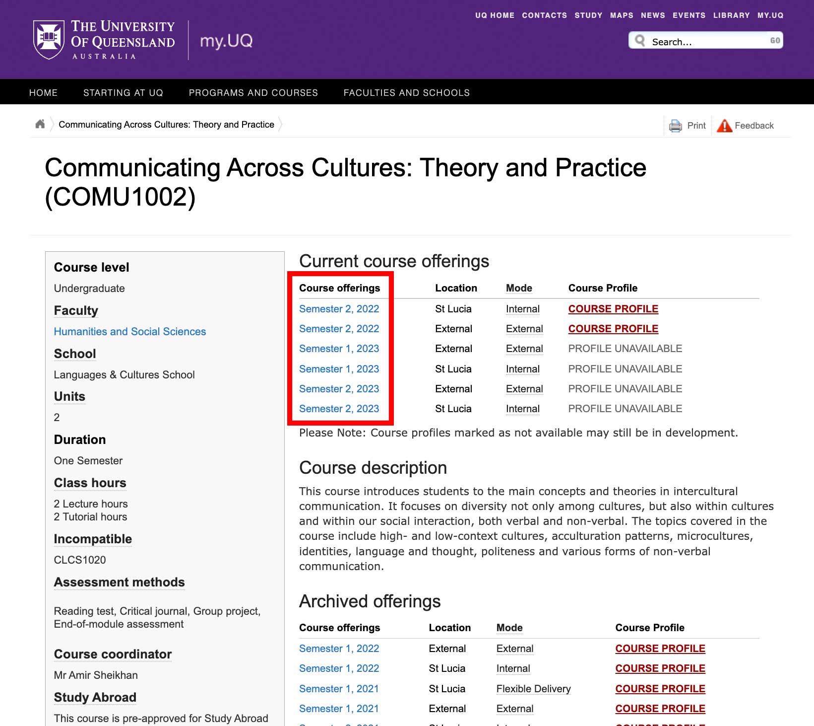 uq enrolment dates