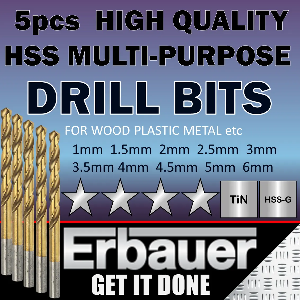 erbauer drill bits