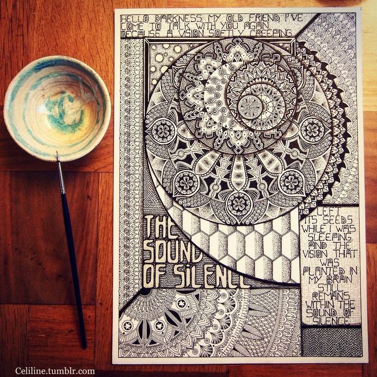 zentangle mandala art designs