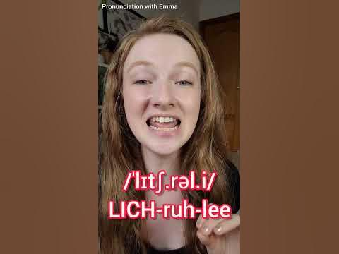 literally british pronunciation