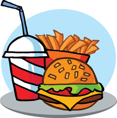 unhealthy food clipart