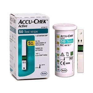 accu chek active strips 50 lowest price