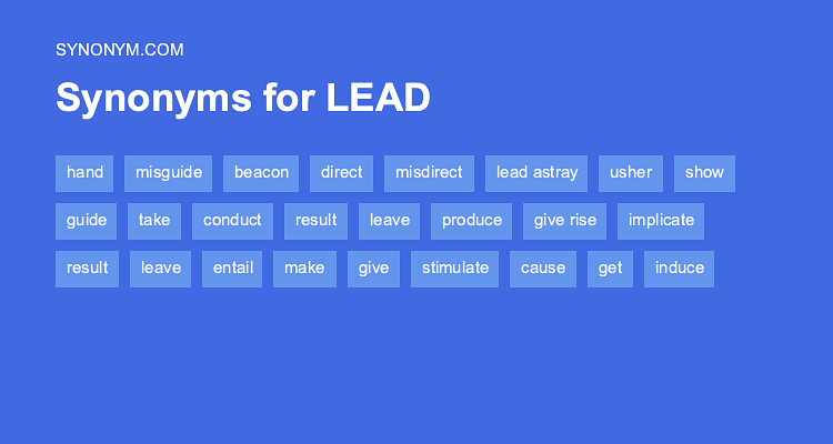 lead to synonym