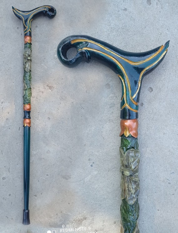 etsy walking stick