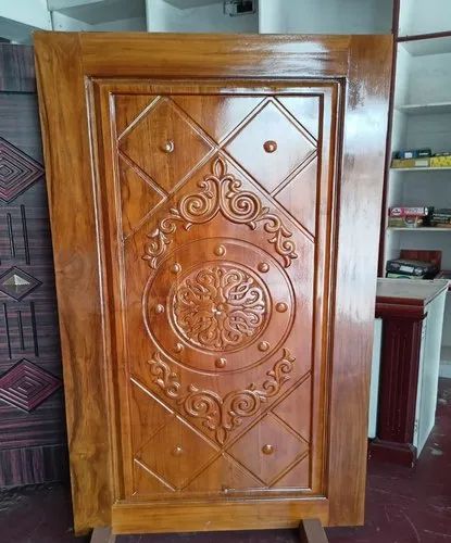 wood carving main door