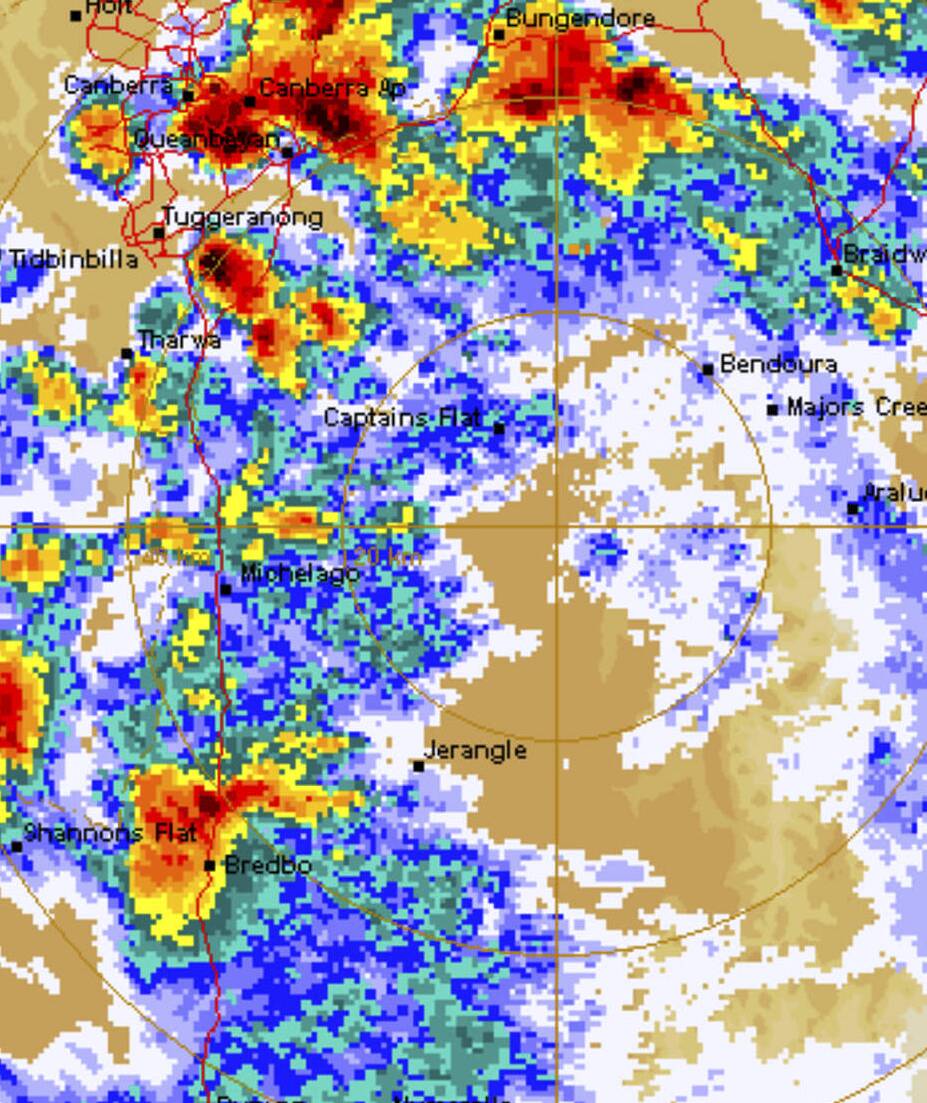 bureau of meteorology radar canberra