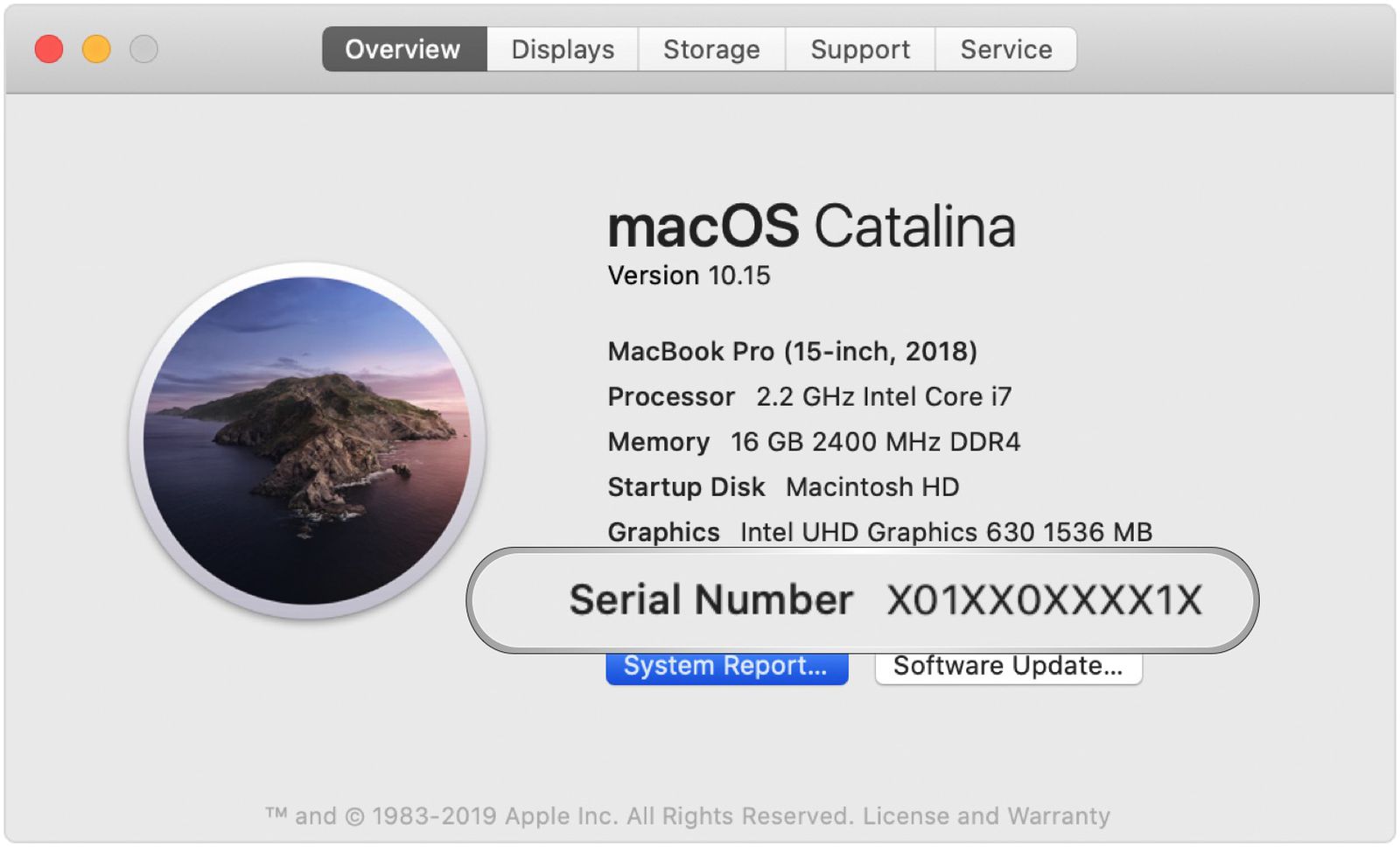 imac serial number