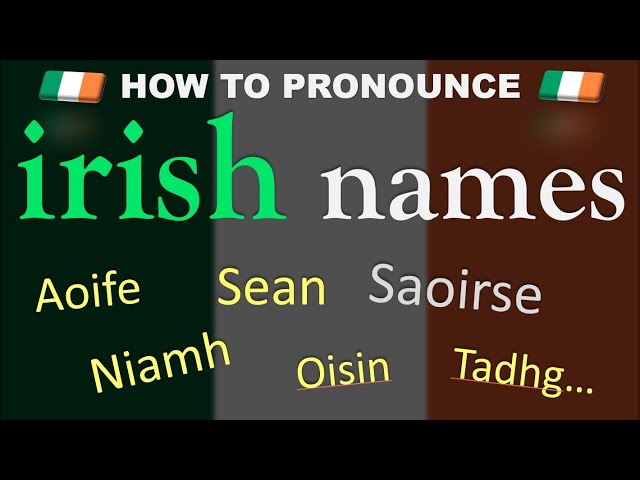 aoife name pronunciation