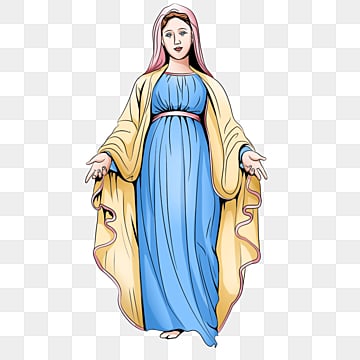 mother mary clipart