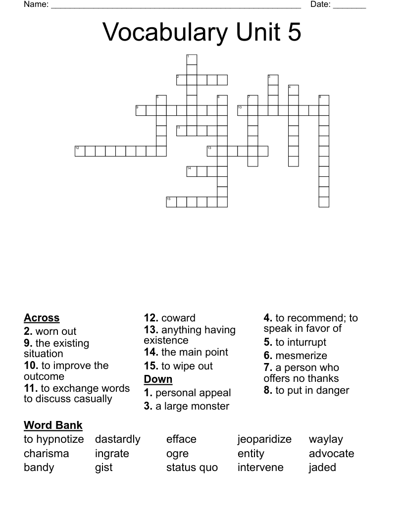 bandy crossword