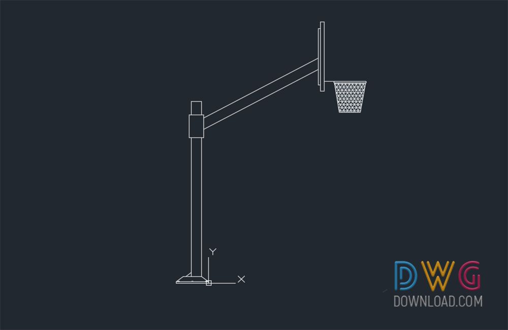 basketball hoop dwg