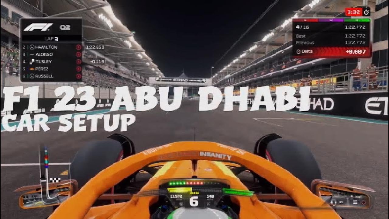 f1 23 abu dhabi setup