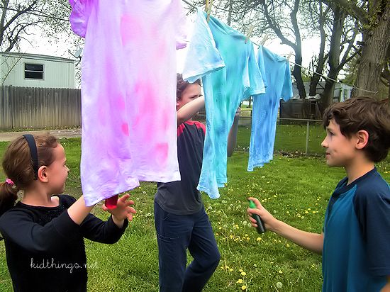 tie dye spray bottles