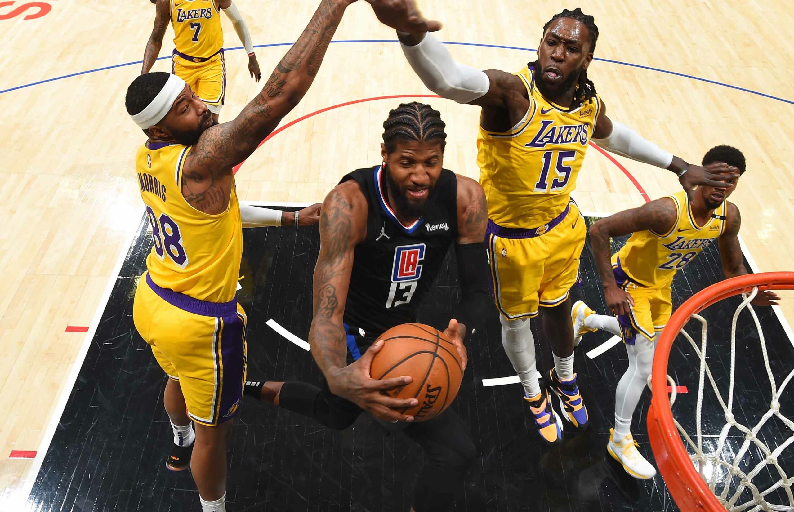 los angeles lakers vs la clippers