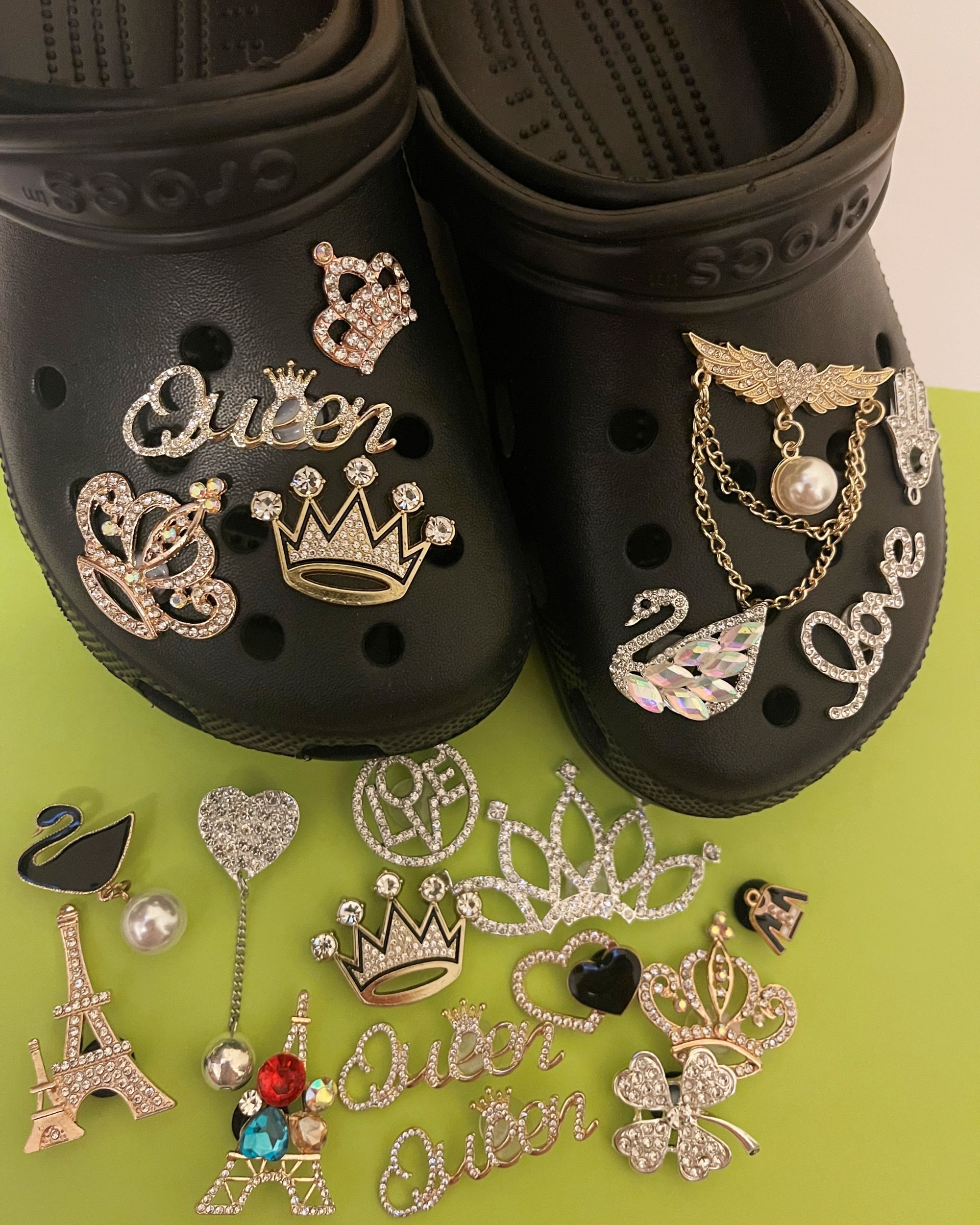 croc bling charms