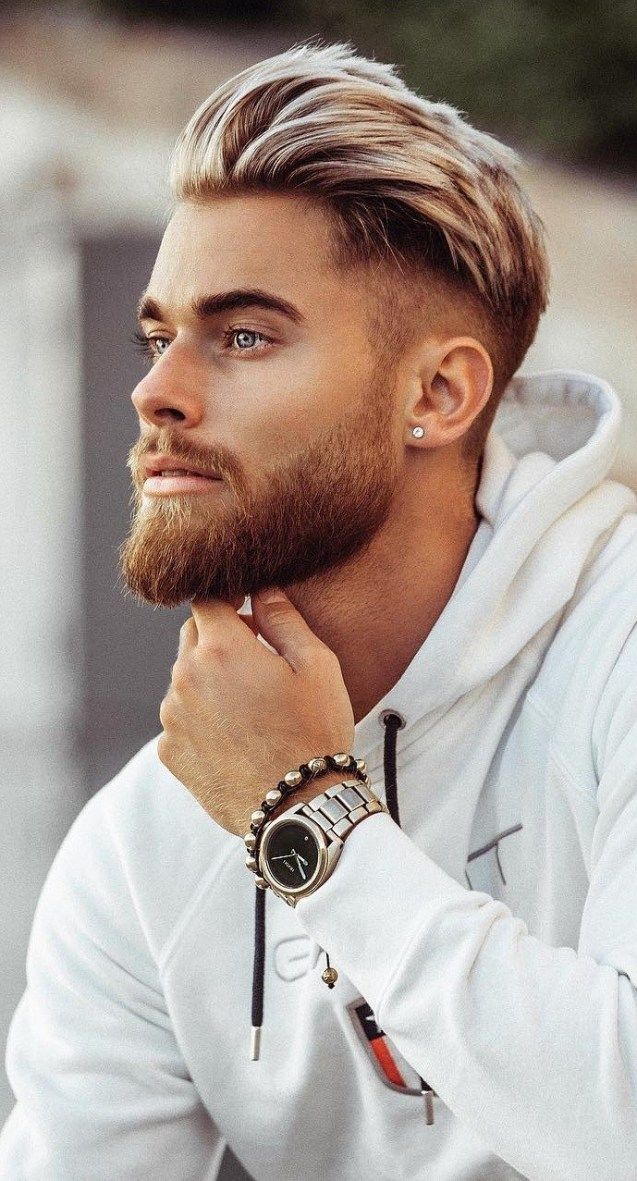 medium hair and beard styles