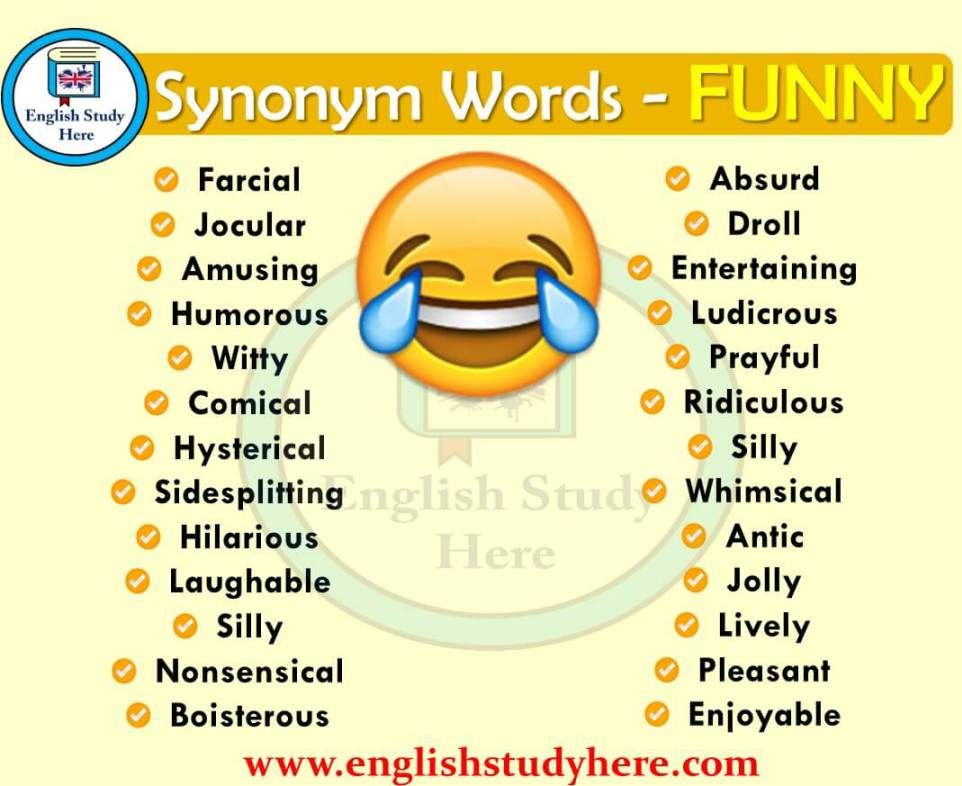 synonym for humorous