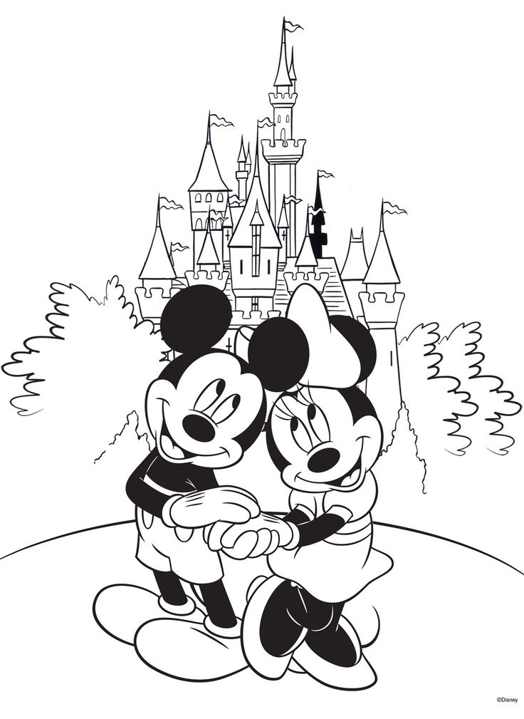 colouring pages of disney