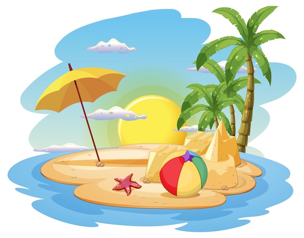 beachside clipart