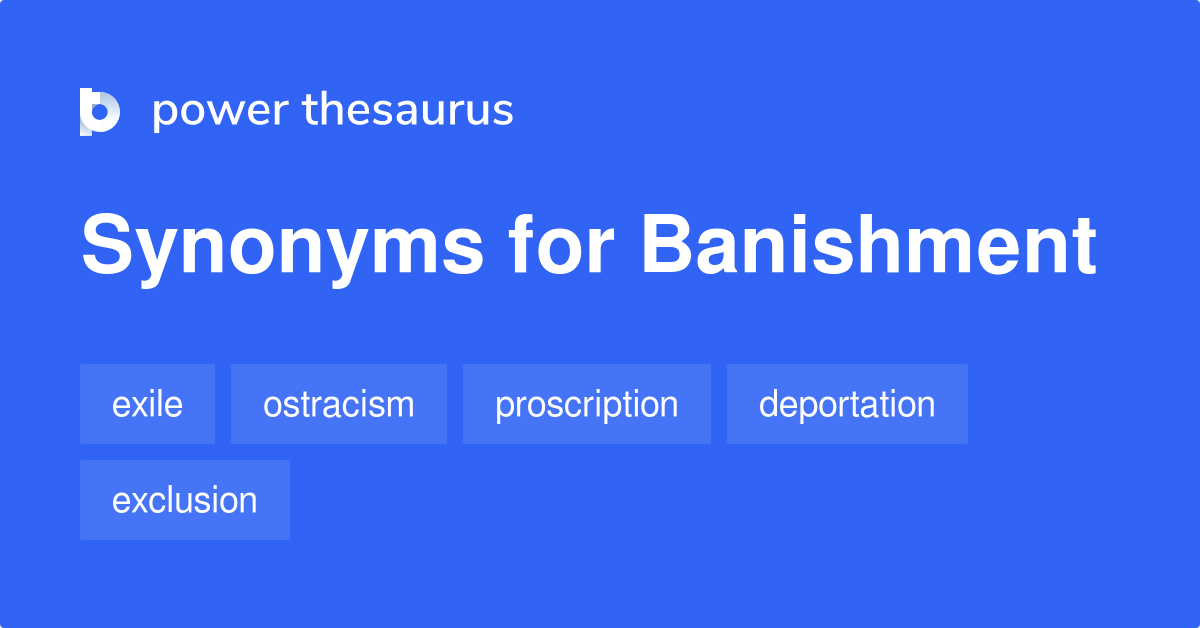 banishment synonym