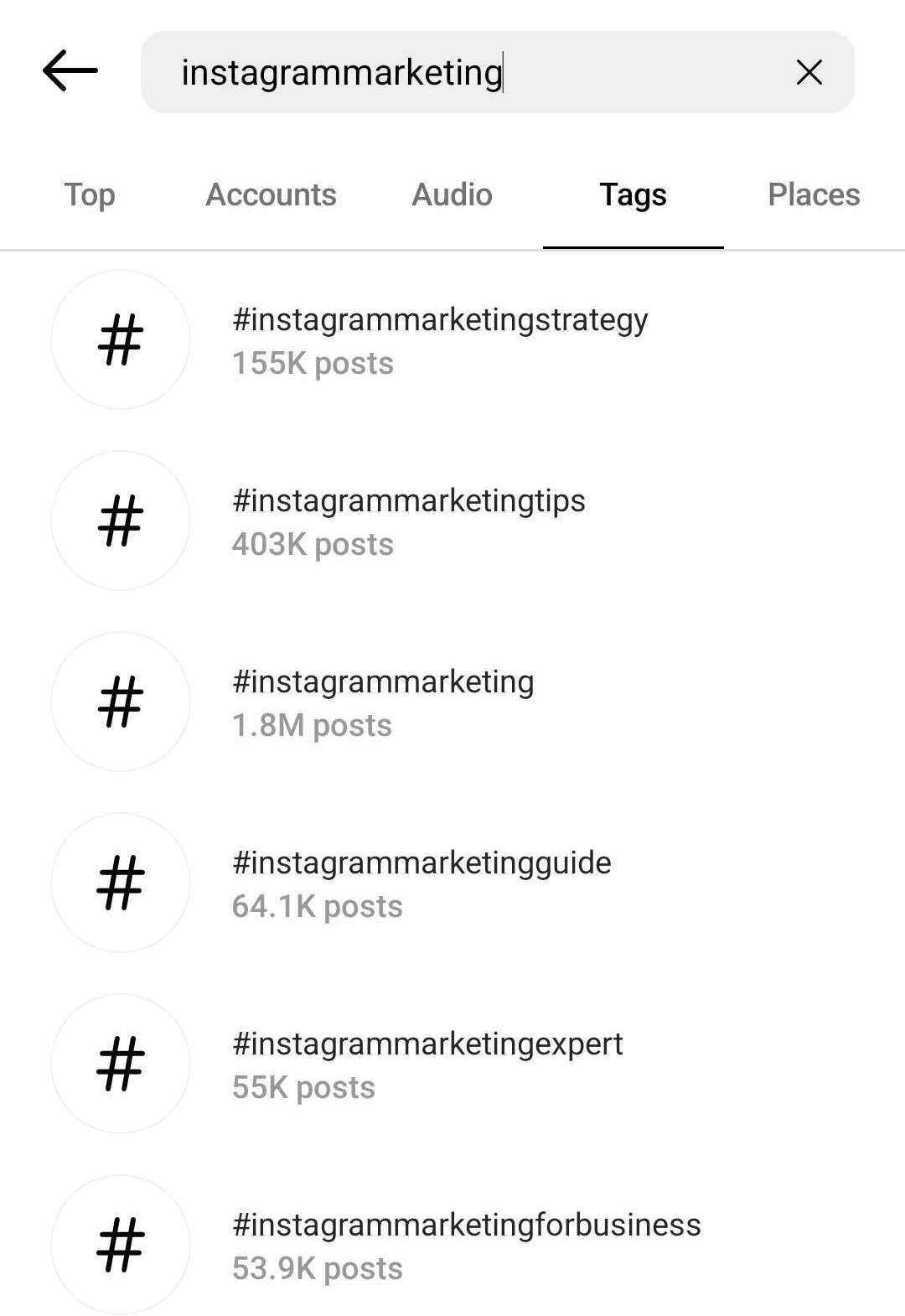 best hashtags for instagram