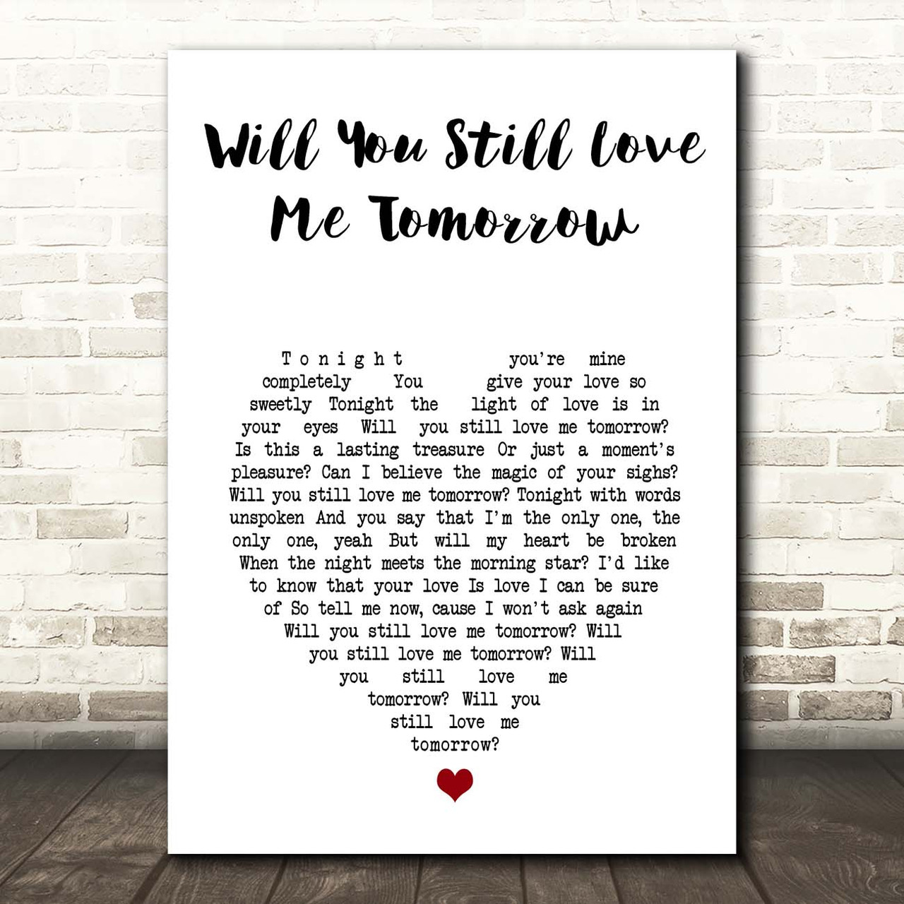 will you still love me tomorrow lyrics