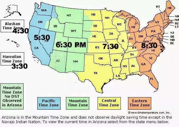 8am pacific time to central