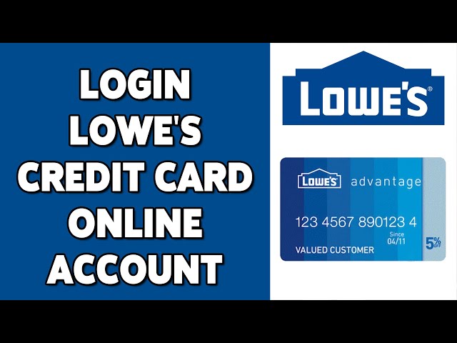 lowes.com credit login