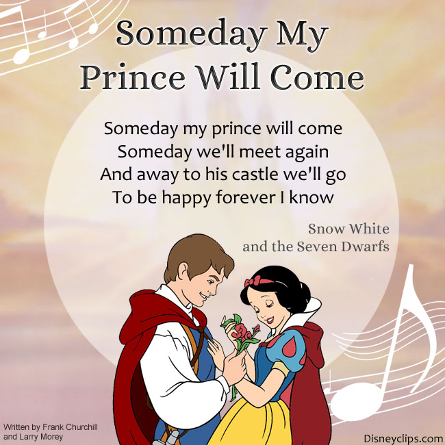 my prince will come lyrics