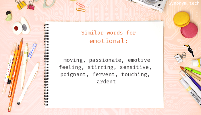 another word for emotive