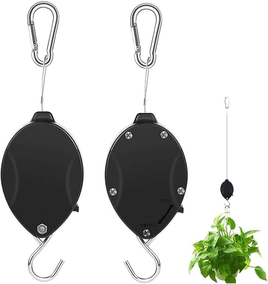 plant pulley retractable hanger