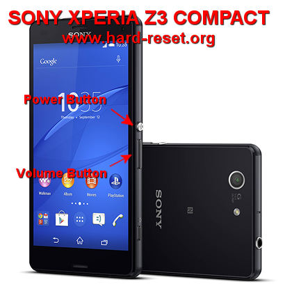 how to reset sony xperia z3