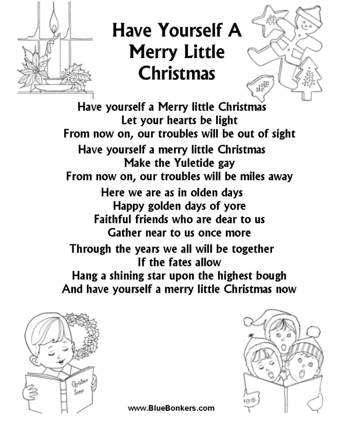 have yourself a merry little christmas lyrics