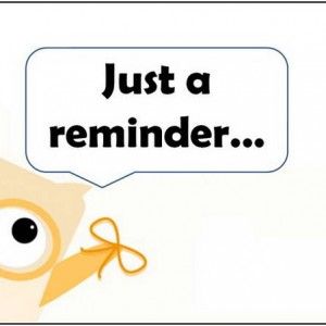 friendly reminder clipart