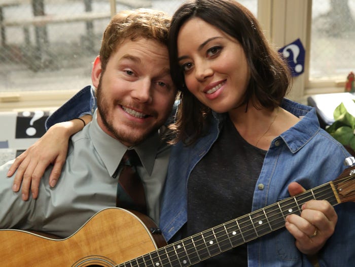 aubrey plaza chris pratt