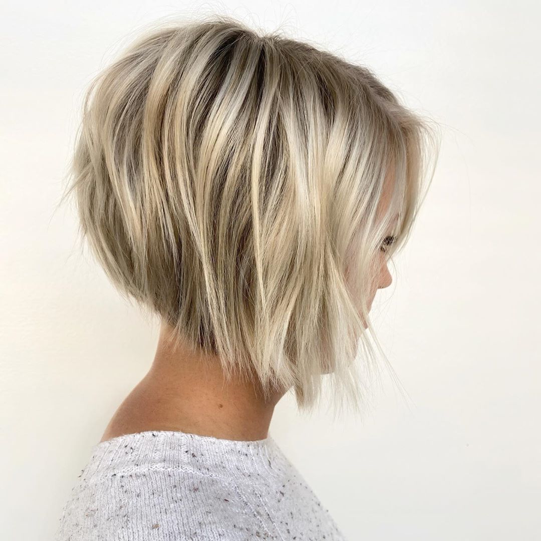 inverted bob layered