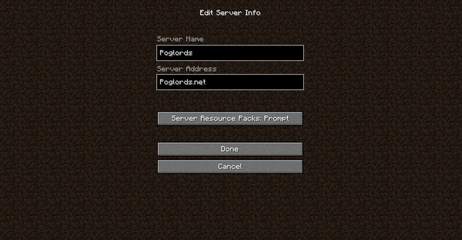 minecraft server ip egg wars