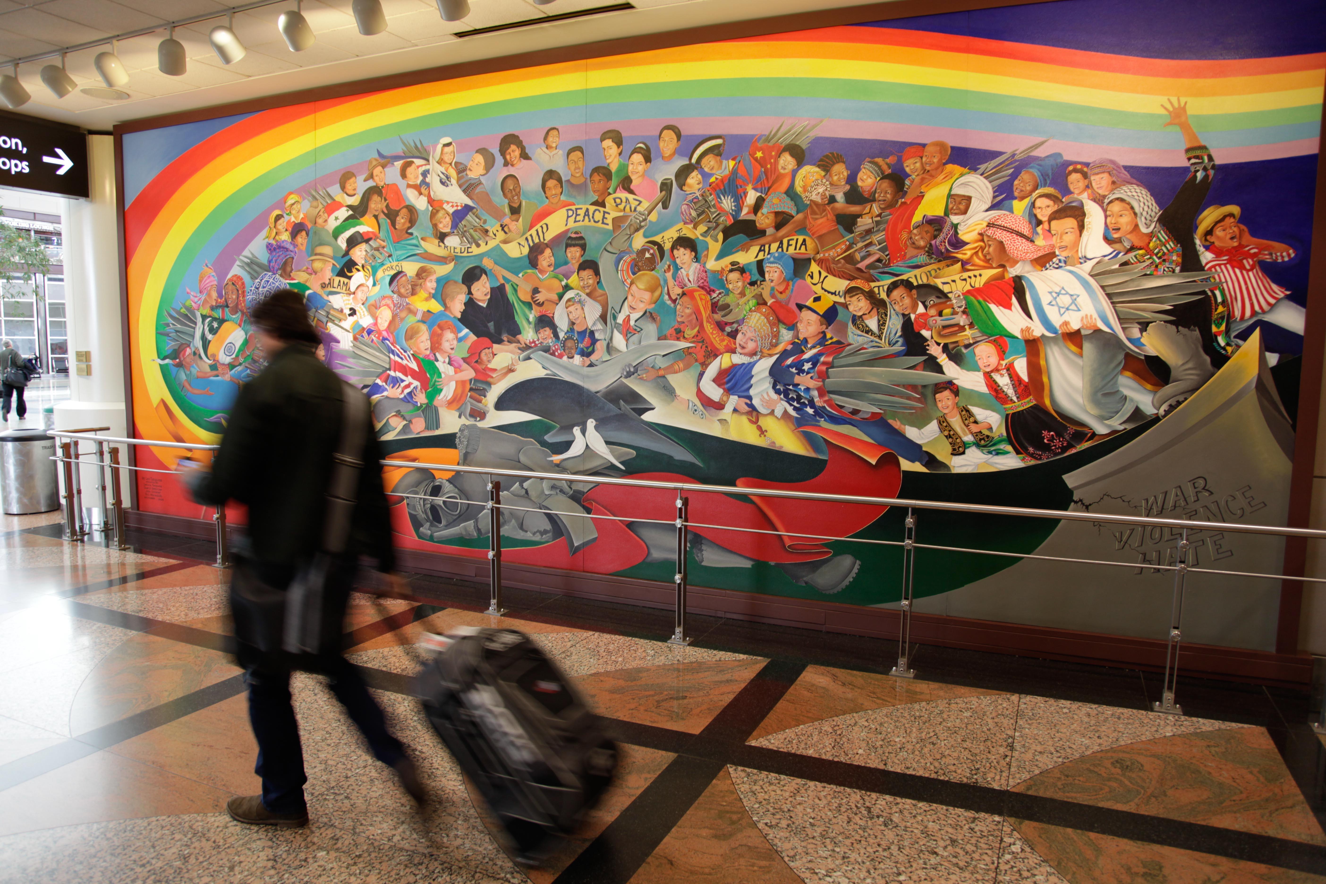 denver airport murals