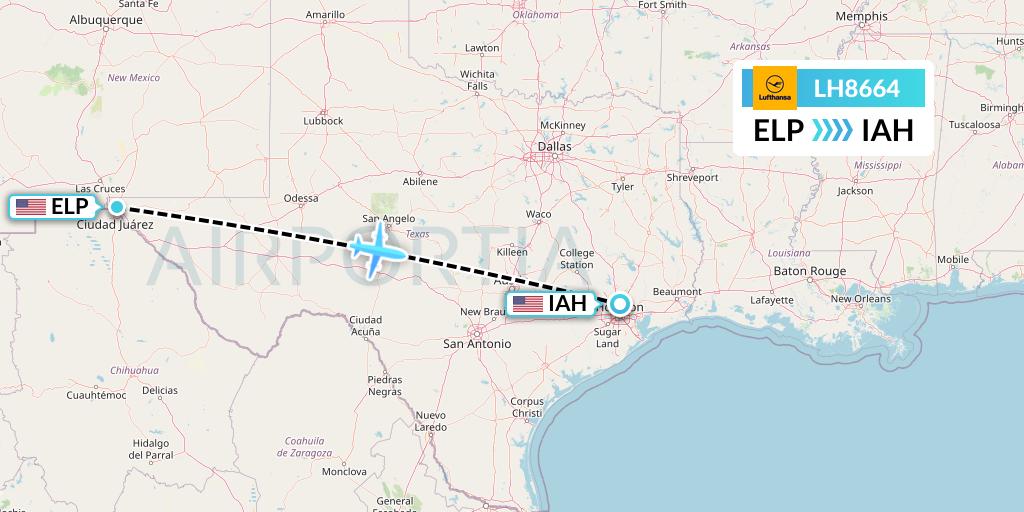 el paso to houston flights