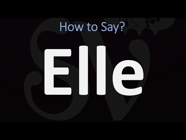 elle 发音