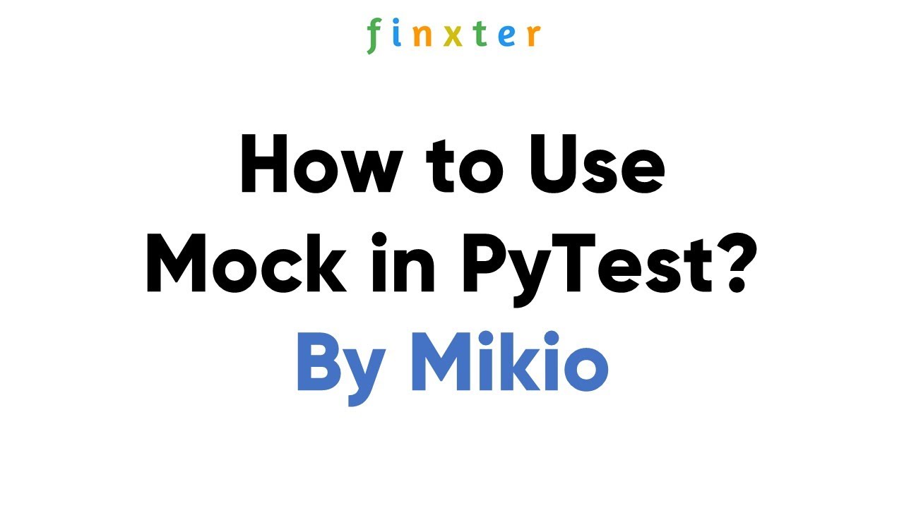 pytest mock